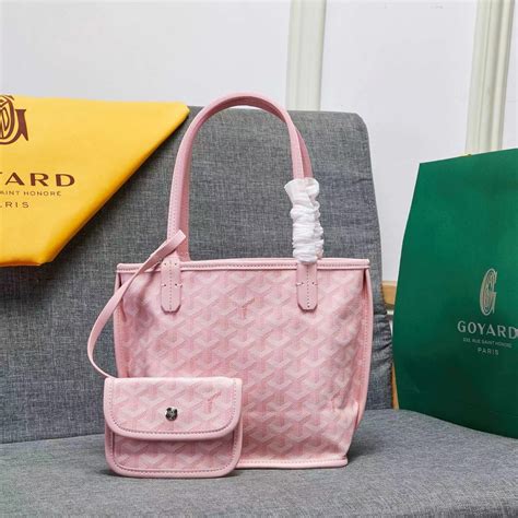 pink goyard mini anjou|goyard anjou mini price.